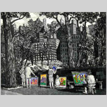 John Dorish NYC etching