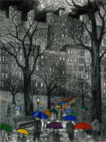 John Dorish NYC etching