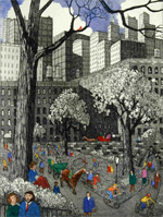 John Dorish NYC etching