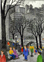 John Dorish NYC etching