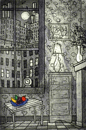 John Dorish  etchings NYC