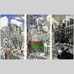 John Dorish NYC etching