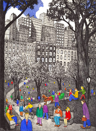 John Dorish etchings NYC