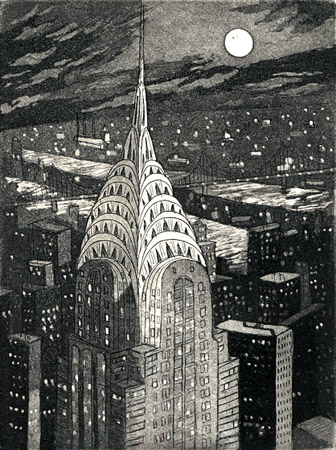 John Dorish etchings NYC