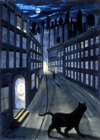 John Dorish watercolor NYC