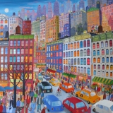 Shops and Galleries Downtown 30X40