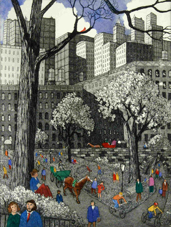 John Dorish etchings NYC