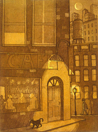 John Dorish etchings NYC