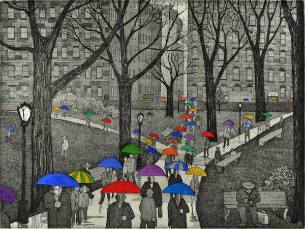 John Dorish etchings NYC