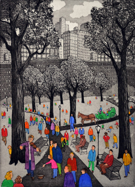 John Dorish etchings NYC