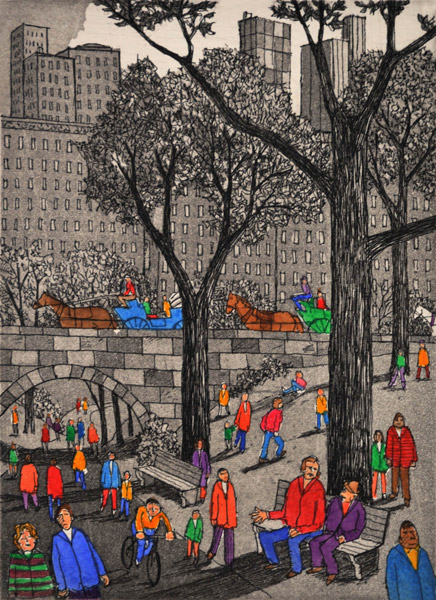John Dorish etchings NYC