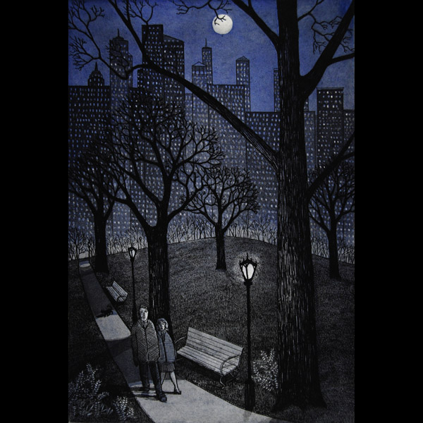 John Dorish etchings NYC