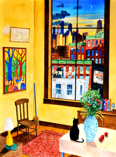 John Dorish painting