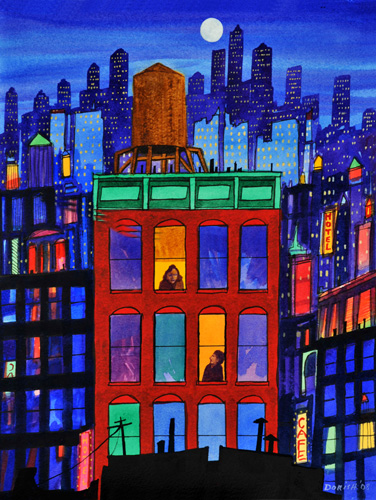 John Dorish painting