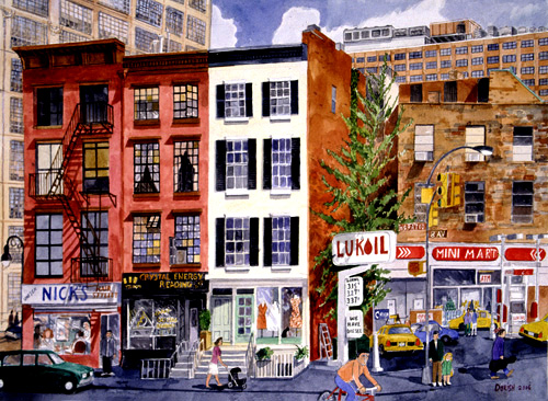 John Dorish painting