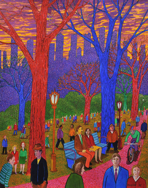 John Dorish watercolor NYC