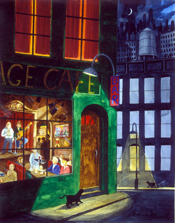 John Dorish watercolor NYC
