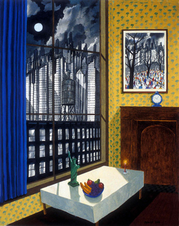 John Dorish watercolor NYC