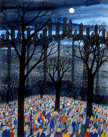 John Dorish watercolor NYC