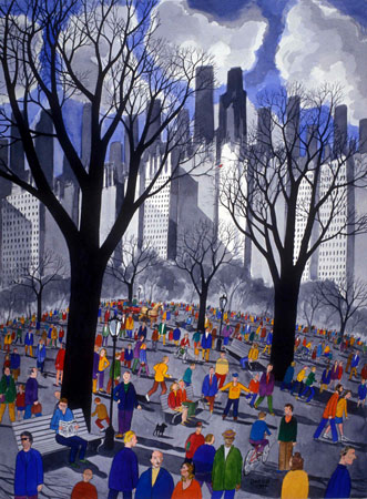 John Dorish watercolor NYC